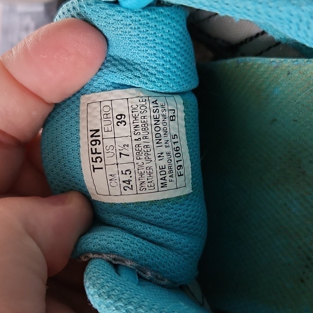 Asics Women's Gel Contend 3 T5F9N Lace Up Blue Gray Running Shoes Size US 7.5 - Picture 5 of 7